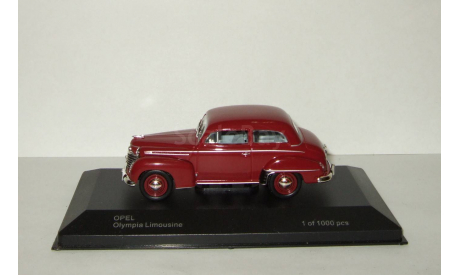 Опель Opel Olympia Limousine 1951 (прототип Москвич 401) Whitebox 1:43, масштабная модель, scale43
