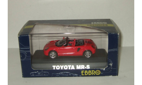 Тойота Toyota MR-S 1999 Ebbro 1:43, масштабная модель, 1/43