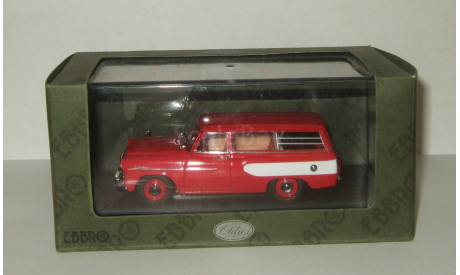 Тойота Toyota Toyopet Masterline Light Van универсал 1959 Red/white Ebbro 1:43 44340, масштабная модель, 1/43