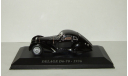 Delage D6-70 1936 Черный Altaya 1:43, масштабная модель, scale43