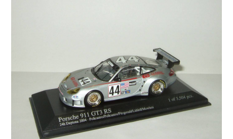 Порше Porsche 911 GT3 RS Le Mans 24hr Daytona 2004 Minichamps 1:43 БЕСПЛАТНАЯ доставка, масштабная модель, 1/43