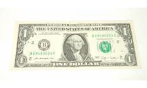 Купюра Счастливая 1 $ Доллар США, масштабные модели (другое)