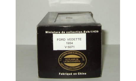 Форд Ford Vedette 1954 Eligor 1:43 V5071, масштабная модель, scale43