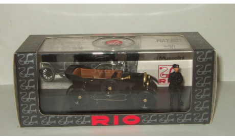 Фиат Fiat 501 1925 + фигурка Rio 1:43 4302/P, масштабная модель, scale43