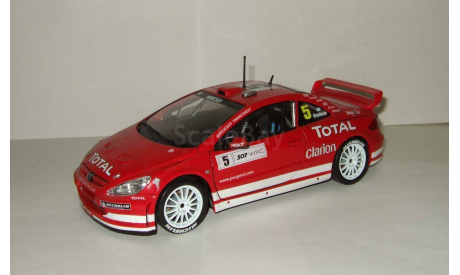Пежо Peugeot 307 WRC Maisto 1 18, масштабная модель, 1:18, 1/18