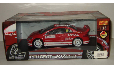 Пежо Peugeot 307 WRC Maisto 1 18, масштабная модель, 1:18, 1/18