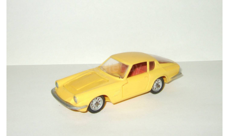 Мазерати Maserati Mistral Coupe 1968 Желтый Ремейк сделано в СССР 1:43, масштабная модель, scale43