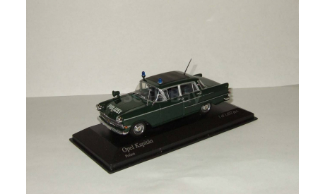 Опель OPEL KAPITAN 1959 POLIZEI Police Minichamps 1 43 430040090, масштабная модель, 1:43, 1/43