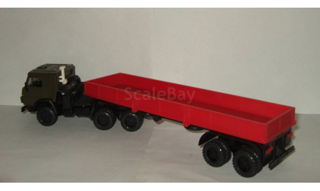 Камаз 5410 (кабина Хаки) + полуприцеп Одаз 9370 СССР Арек Элекон 1:43 Сделано в СССР, масштабная модель, 1/43