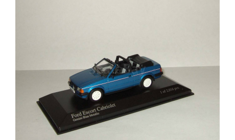 Форд Ford Escort Cabriolet 1983 Кабриолет Minichamps 1:43 400085030, масштабная модель, 1/43