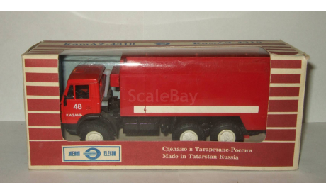 Камаз 4310 Пожарный 6х6 СССР Арек Элекон 1:43 Сделано в СССР, масштабная модель, scale43