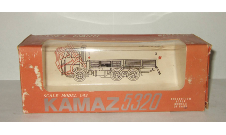 Камаз 5320 Красная кабина на РЕЗИНОВЫХ колесах Ранний СССР Арек Элекон 1:43 Сделано в СССР, масштабная модель, scale43
