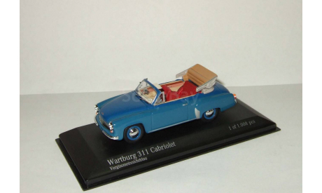 Вартбург Wartburg 311 2 Cabriolet 1959 430015932 Minichamps 1 43, масштабная модель, 1:43, 1/43