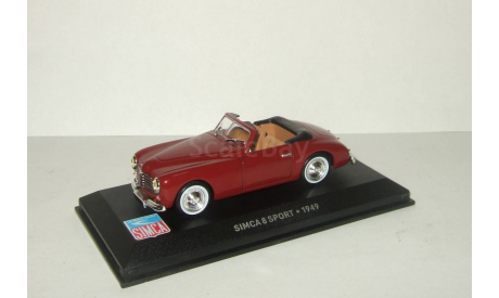 Симка Simca 8 Sport 1949 Altaya 1:43, масштабная модель, 1/43