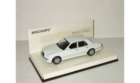 лимузин Bentley (Бентли) Arnage Белый Minichamps 1:43, масштабная модель, 1/43