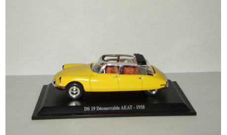 Ситроен Citroen DS 19 Decouvrable AEAT 1958 Atlas 1:43, масштабная модель, Citroën, scale43
