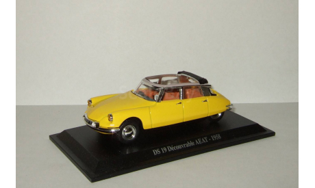 Ситроен Citroen DS 19 Decouvrable AEAT 1958 Atlas 1:43, масштабная модель, Citroën, scale43