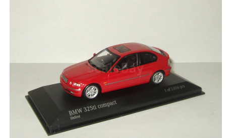БМВ BMW 3 series Compact 2000 Minichamps 1:43 431020070, масштабная модель, 1/43