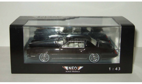 Кадиллак Cadillac Eldorado 2d coupe 1967 Черный Neo 1:43 NEO44106, масштабная модель, scale43, Neo Scale Models