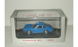 Порше Porsche 901 (911) 1964 Синий PremiumX Atlas 1:43