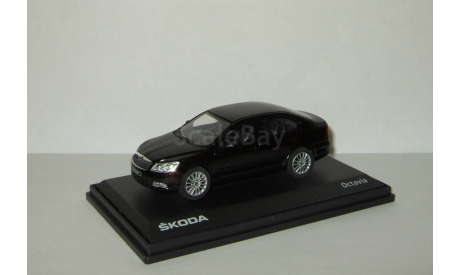 Шкода Skoda Octavia II Рестайлинг 2010 Черный Abrex 1:43, масштабная модель, Škoda, scale43