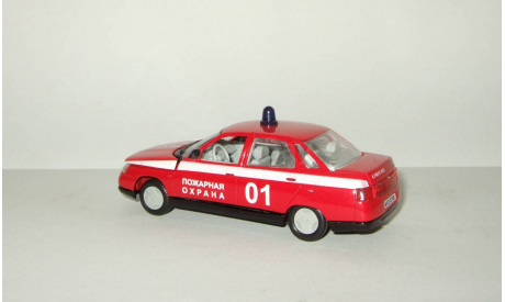 Ваз 2110 ’Десятка’ Жигули Lada Пожарная 01 Агат Тантал Радон 1:43, масштабная модель, 1/43, Агат/Моссар/Тантал