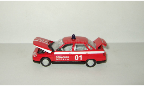 Ваз 2110 ’Десятка’ Жигули Lada Пожарная 01 Агат Тантал Радон 1:43, масштабная модель, 1/43, Агат/Моссар/Тантал