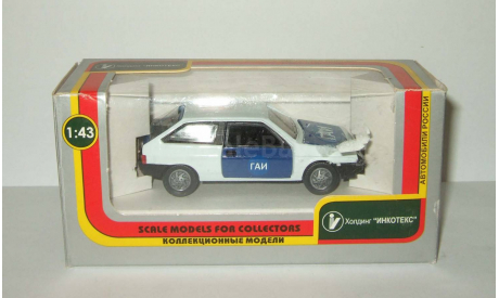 Ваз 2108 Жигули Lada Милиция ГАИ Агат Тантал Радон 1:43, масштабная модель, 1/43, Агат/Моссар/Тантал