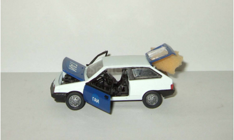 Ваз 2108 Жигули Lada Милиция ГАИ Агат Тантал Радон 1:43, масштабная модель, 1/43, Агат/Моссар/Тантал