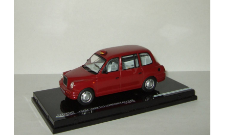 Austin London Taxi Cab TX1 1998 Такси Лондон Вишневый Vitesse 1:43 10204, масштабная модель, scale43