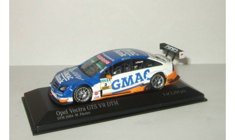 Опель Opel Vectra GTS V8 DTM 2004 OPC Team Minichamps 1:43 400044403, масштабная модель, 1/43