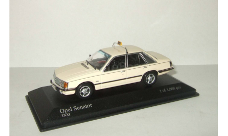 Опель Opel Senator 1980 Taxi Такси Minichamps 1:43 400045195 БЕСПЛАТНАЯ доставка, масштабная модель, 1/43