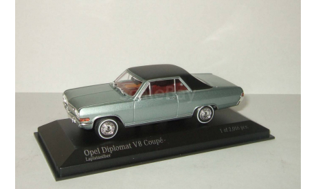 Опель Opel Diplomat V8 Coupe 1965 Minichamps 1:43 400048020, масштабная модель, 1/43