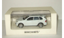 Порше Porsche Cayenne Turbo 4x4 2007 Белая Minichamps 1:43 436066270, масштабная модель, 1/43