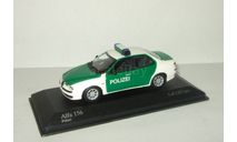 Альфа Ромео Alfa Romeo 156 1997 Polizei Police Minichamps 1:43 430120790, масштабная модель, 1/43