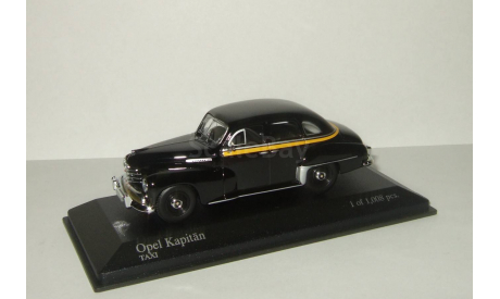 Опель Opel Kapitan 1951 Taxi Такси Minichamps 1:43 430043390, масштабная модель, 1/43