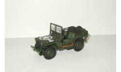 Джип Jeep Willys MB 4x4 4WD 1942 Вторая Мировая война США СССР Victoria Vitesse 1:43