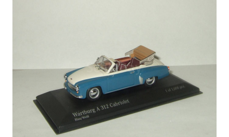 Вартбург Wartburg A312 Cabriolet 1958 Minichamps 1:43, масштабная модель, scale0