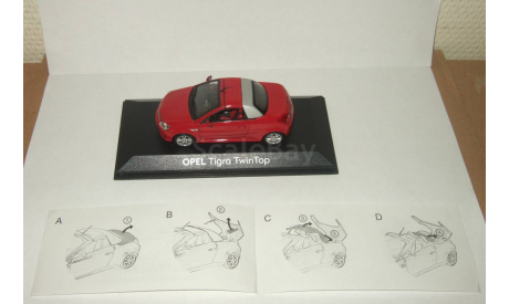 Опель Opel Tigra TwinTop Minichamps 1:43, масштабная модель, 1/43