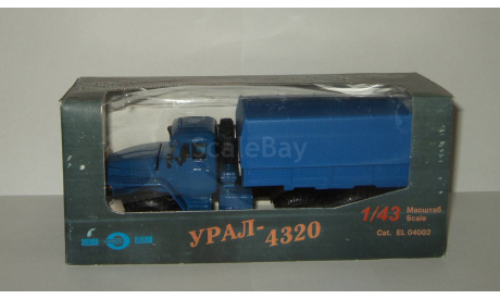 Урал 4320 6х6 Синий с тентом 1979 СССР Элекон 1:43, масштабная модель, scale43