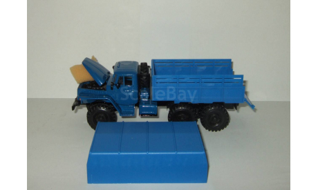 Урал 4320 6х6 Синий с тентом 1979 СССР Элекон 1:43, масштабная модель, scale43