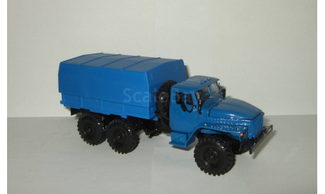 Урал 4320 6х6 Синий с тентом 1979 СССР Элекон 1:43, масштабная модель, scale43