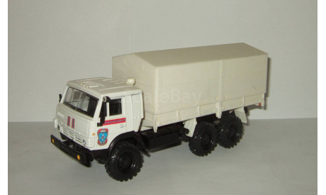 Камаз 4310 43101-010 6х6 МЧС с Тентом Элекон 1:43, масштабная модель, scale43