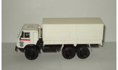 Камаз 4310 43101-010 6х6 МЧС с Тентом Элекон 1:43, масштабная модель, scale43