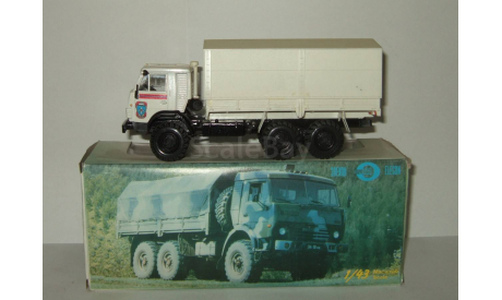 Камаз 4310 43101-010 6х6 МЧС с Тентом Элекон 1:43, масштабная модель, scale43