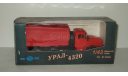 Урал 4320 6х6 Красный с тентом 1979 СССР Элекон 1:43, масштабная модель, scale43