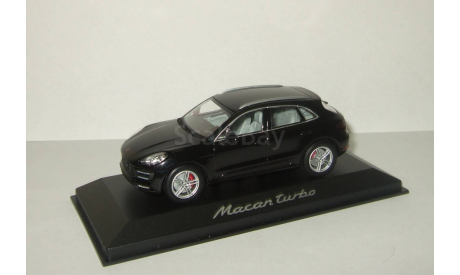 Порше Porsche Macan Turbo 4x4 Черный Minichamps 1:43, масштабная модель, scale43