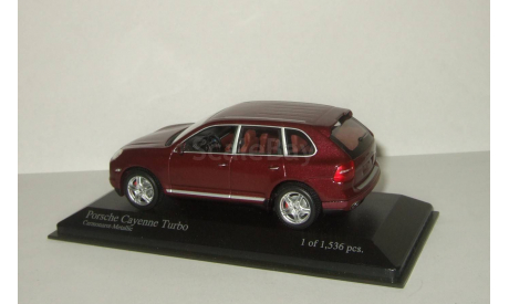 Порше Porsche Cayenne Turbo 2007 Minichamps 1:43 400066270, масштабная модель, 1/43