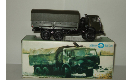 Камаз 4310 6х6 с Тентом Хаки Элекон 1:43, масштабная модель, 1/43