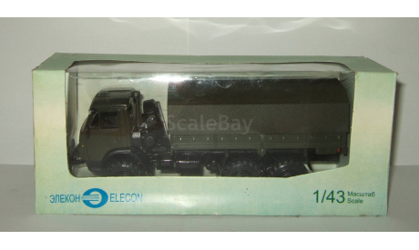 Камаз 4310 6х6 с Тентом Хаки Элекон 1:43, масштабная модель, 1/43